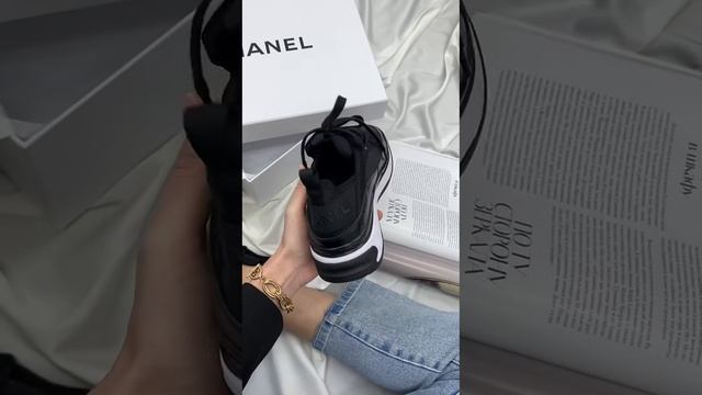 Женские кроссовки Chanel Sneakers Black (Черный) смотреть онлайн