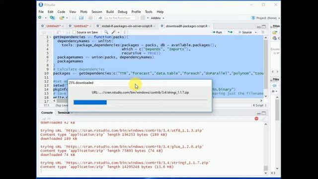 How to install R libraries without internet connection on server. смотреть онлайн