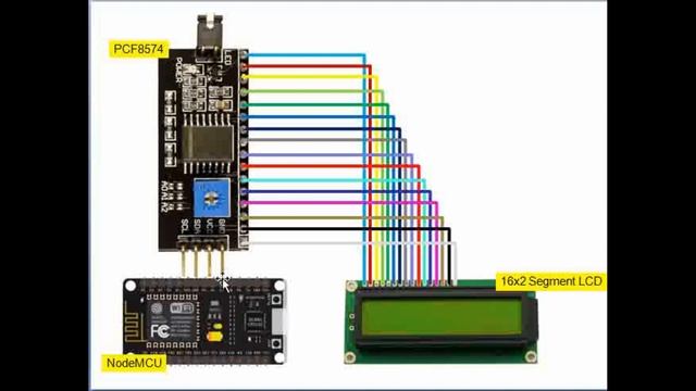 Interfacing 16x2 LCD with NodeMCU | Using PCF8574 to interface LCD | Working with NodeMCU - Part 18 смотреть онлайн