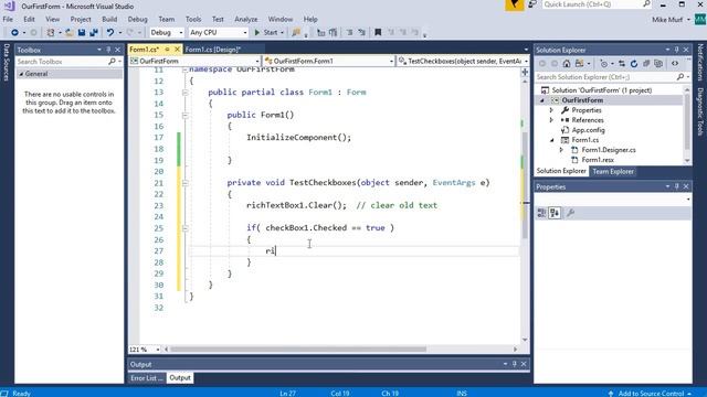C# Windows Form Control: CheckBox смотреть онлайн