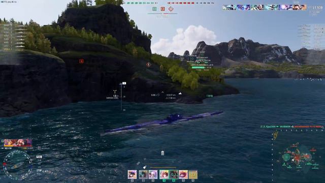 World of Warships: Full Round of T8 IJN I-56 (Anime BGM; What A Weird Round, Nothing Special) смотреть онлайн