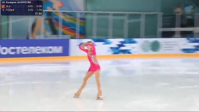 Валерия Шарапова КП ВС «На призы Федерации фигурного катания Санкт-Петербурга» 11.04 смотреть онлайн