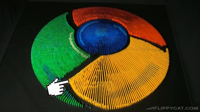 Google Chrominos - Google Chrome Icon Made From Dominos смотреть онлайн