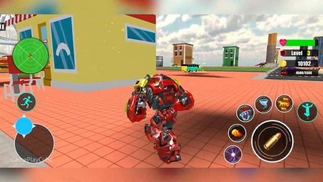 Tiger Robot Game, destroy evil robots and aliens , Robot Games смотреть онлайн