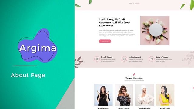 Argima - Beauty eCommerce Website Template | Beauty eCommerce Bootstrap 5 HTML Template смотреть онлайн