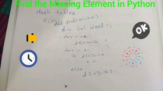 Find the Missing Element in Python смотреть онлайн