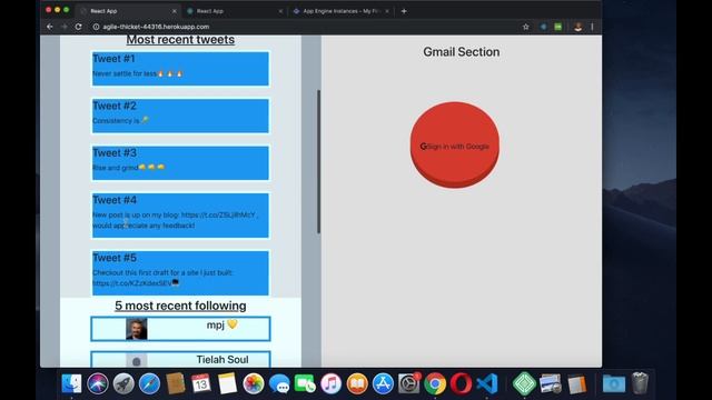Morning Interface App v1.1 | Twitter and Gmail API using Node.js & React смотреть онлайн