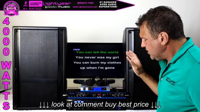 Professional Bluetooth Karaoke System Free Karaoke Songs Home Karaoke or Business Karaoke Pro Audio смотреть онлайн