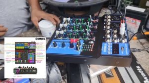Unboxing, YAMAHA MG-04BT Audio Mixer 4channel and good for live band, videoke, party