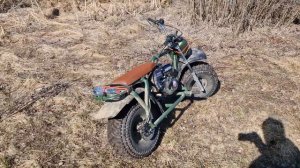 #Мотовездеход своими руками. Небольшое испытание мотоцикла повышенной проходимости