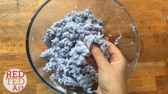 How to make Paper Clay - Newspaper or Shredded Paper - Craft Basics смотреть онлайн