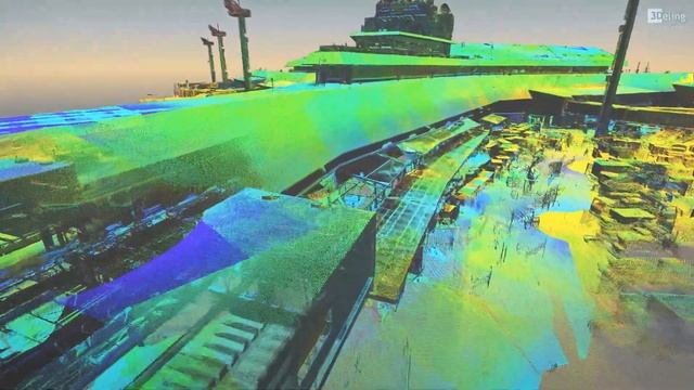 Kuwait International Airport - point cloud and 2D drawings смотреть онлайн