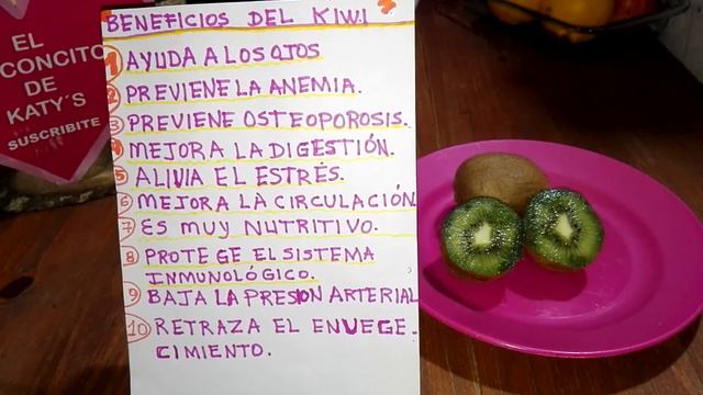 KIWI CAMPEÓN EN VITAMINA C, BAJA PRESIÓN ARTERIAL, FIBRAS, ANTIOXIDANTES❗ KATY'S ARTESANA SALUDABLE смотреть онлайн