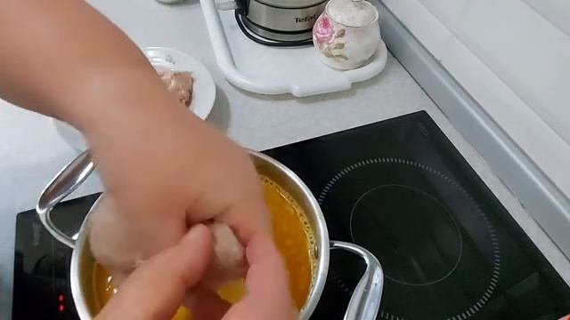 Суп картофельный с фрикадельками. смотреть онлайн