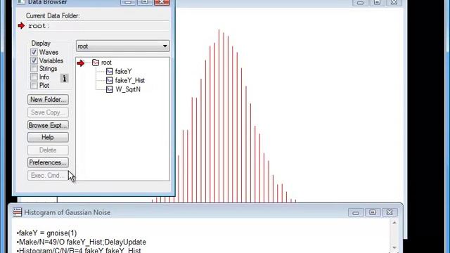 IGOR Pro Guided Tour 3: 1.1 Histogram of Gaussian Noise смотреть онлайн