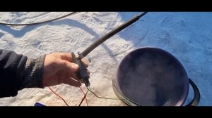 Как отогреть любую трубу под землёй очень быстро. Простой и лёгкий способ