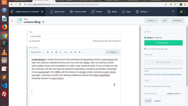 Fetch single entry With contentful api javascript with Rich Content textarea смотреть онлайн