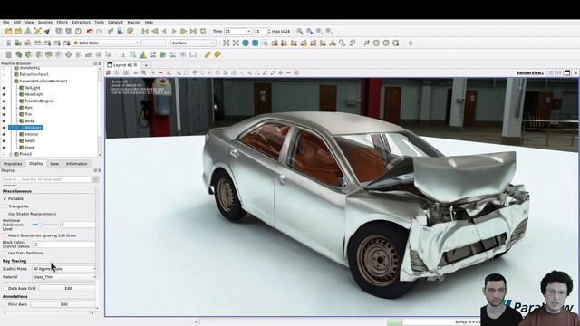 Advanced rendering of scientific data using raytracing in ParaView смотреть онлайн
