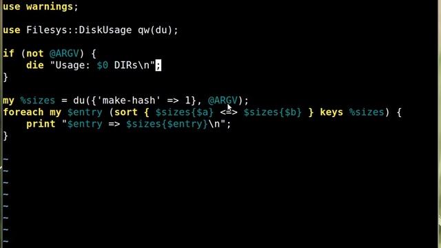 Beginner Perl Maven tutorial: 13.4 - disk usage du смотреть онлайн