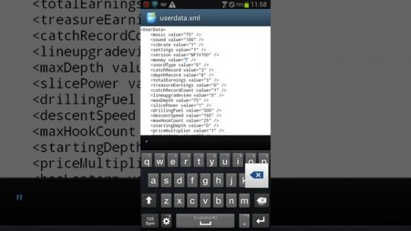 How to hack Ninja Fishing using Root Explorer
