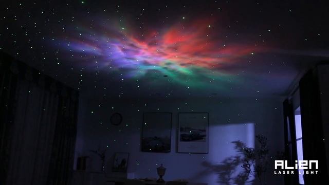 LIEN Remote Star Galaxy Laser Projector Starry Sky Stage Lighting Effect смотреть онлайн
