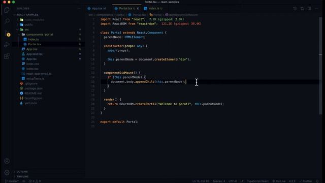 How to create modal component with Reactjs Portal | Code With Madhu смотреть онлайн