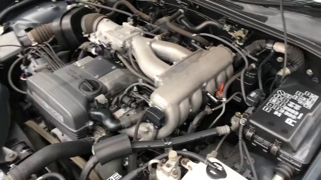 Работа двигателя Toyota Crown JZS143 Royal Touring 2JZGE
