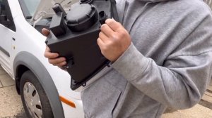 Ford transit connect headlight removal + custom projector headlight ~ Ford transit camper