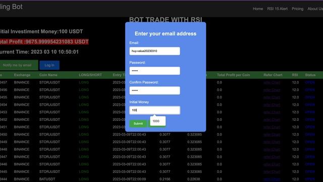 Auto Trading BOT RSI WAS CODED BY CHATGPT смотреть онлайн