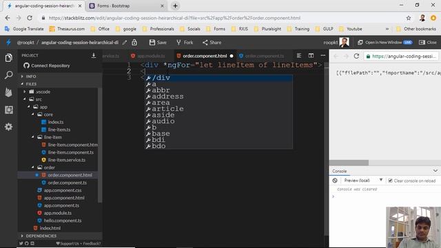 Angular Coding Session Learn Dependency Injection | Practical | 1/8 смотреть онлайн