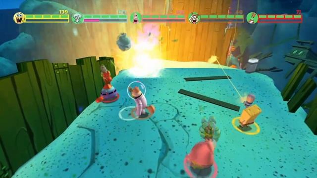 Spongebob Squarepants: Plankton's Robotic Revenge (5 Player) Part 1: The Beginning of Madness смотреть онлайн
