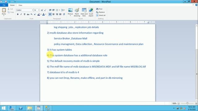 MSDB Database in SQL SERVER смотреть онлайн
