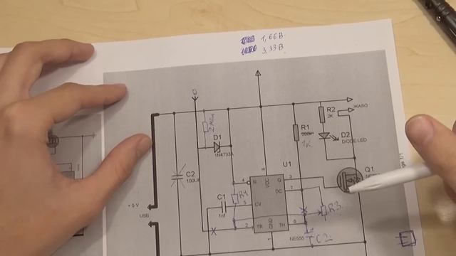 ШИМ регулятор мощности для USB паяльника ZD-20U. Доработка USB паяльника. смотреть онлайн
