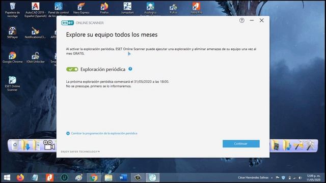 Descargar ESET Online Scanner [32 o 64 Bits] 2020 смотреть онлайн