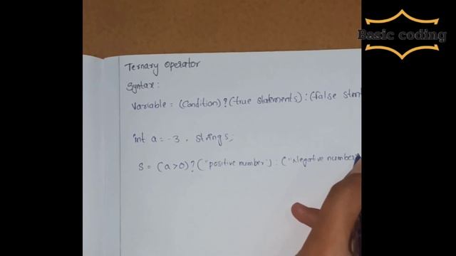 Ternary operators | JAVA | JAVA TUTORIAL | Basic Coding | Java Basics | Operators | смотреть онлайн