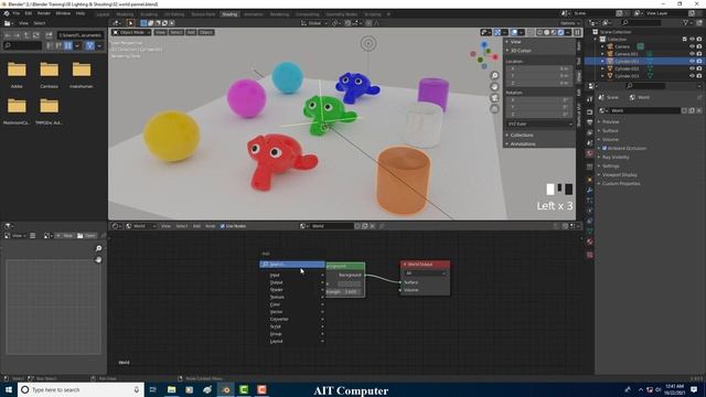 Blender World Panel | Blender World Node Editor Tricks | Coding Tutorial Myanmar смотреть онлайн