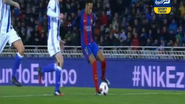نيمار يسجل هدف التقدم لبرشلونة في شباك ريال سوسييداد من ركلة جزاء 1-0 | تعليق رؤوف خليف смотреть онлайн