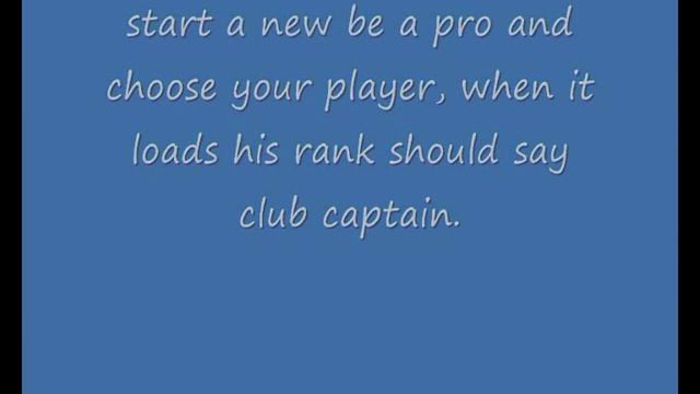 Fifa 09 Improve Created Player to 99 Tutorial in all modes! смотреть онлайн
