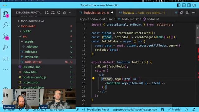 Nx Live Coding: Converting From React to SolidJS w/ Nathan Walker {NativeScript} смотреть онлайн