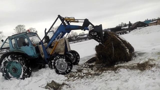 Трактор мечты. Решил немного потрудиться, а то чего он стоит? мтз-82