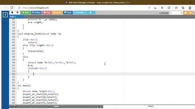 Reverse a Doubly Linked List смотреть онлайн