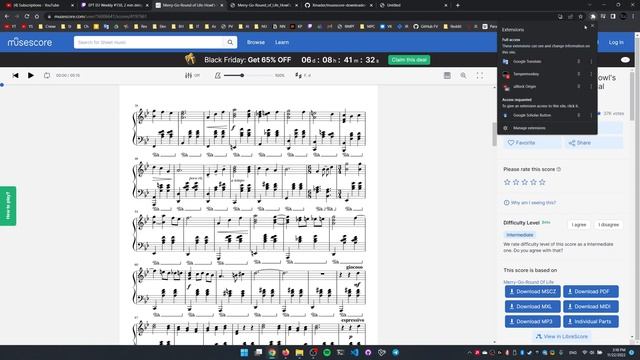 How to download MuseScore sheet music for free [Musescore Downloader] смотреть онлайн