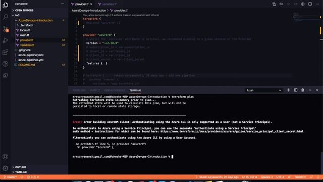 Ways to authenticate your Azure Terraform script смотреть онлайн