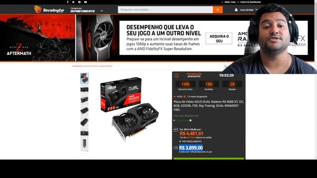 CAIU PREÇOS ASUS TUF AGORA NA TERABYTE ! 6600XT NO PREÇÃO NESSA TARDE 14/10 смотреть онлайн