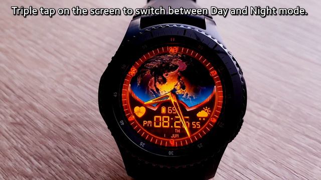 Samsung Galaxy Watch 3 Digital Globe - 🌎 Amazing Animated Earth watch face смотреть онлайн