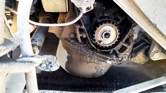 Ваз 2109 21099 замена сальника коленвала ваз 2109 21099 коленвалдағы салньикты ауыстру