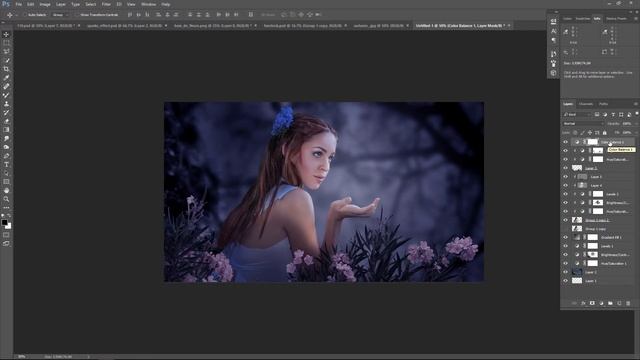 Photoshop Manipulation Tutorial - Fantasy Light Effects [Dragonfly] смотреть онлайн