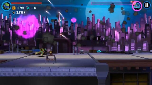Teenage Mutant Ninja Turtles Rooftop Run Adventure - Fun Game for Kids in English TMNT HD смотреть онлайн