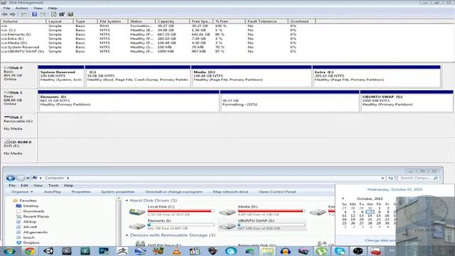Resize Partition / Деление жесткого диска ( Windows 7 ) смотреть онлайн