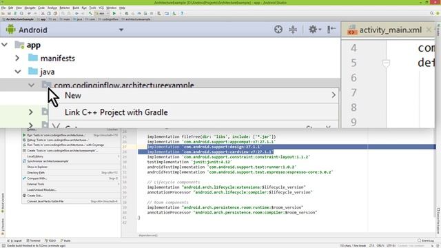 Room + ViewModel + LiveData + RecyclerView (MVVM) Part 2 - ENTITY - Android Studio Tutorial смотреть онлайн
